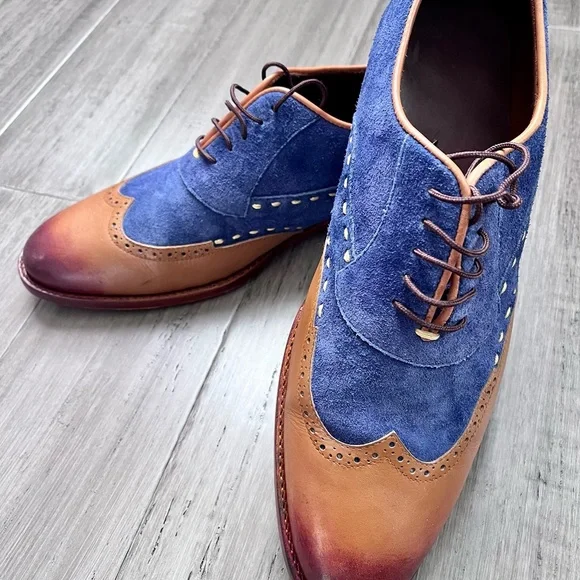 Curvento | Shoes | Curvento Genuine Leather Suede Mens Dress  display picture 1
